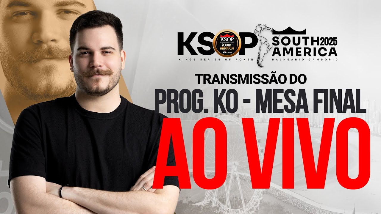 R$160.000 PARA O CAMPE&Atilde;O | PROGRESSIVE KO - MESA FINAL | KSOP GGPOKER SOUTH AMERICA
