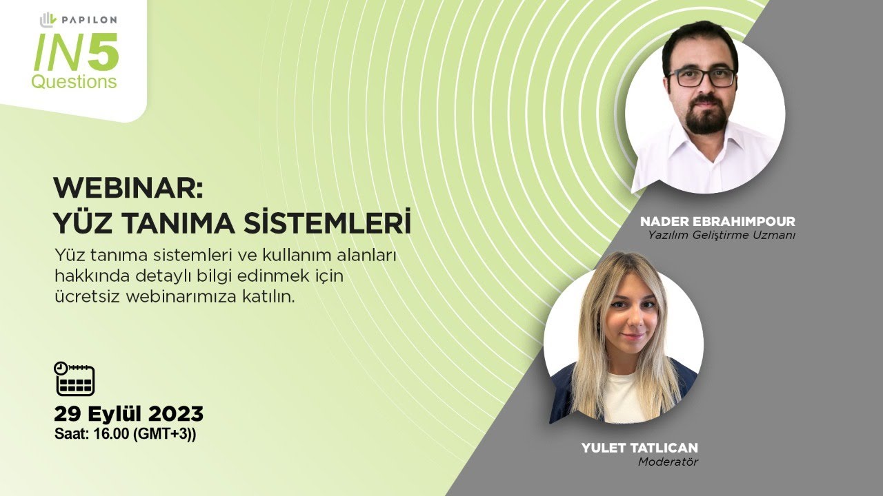 Webinar: Yüz Tanıma Sistemleri