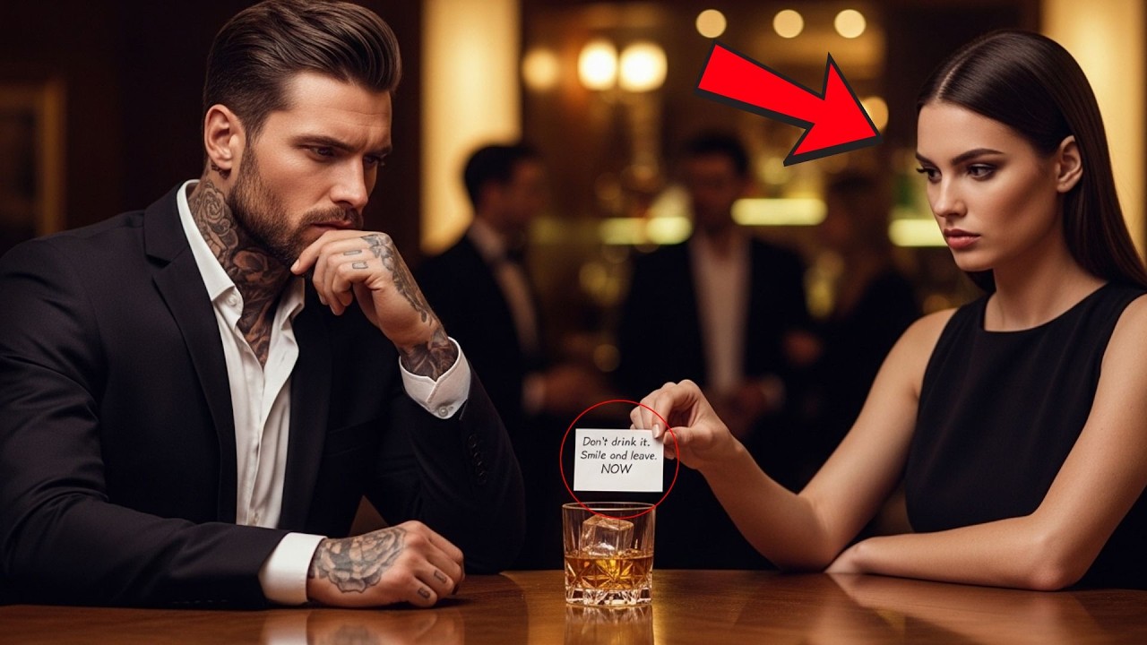 BARMANKA PODSUWA SZEFOWI MAFII KARTECZKĘ: „NIE PIJ TEGO. WYJDŹ” — ON CHWYTA JĄ ZA NADGARSTEK