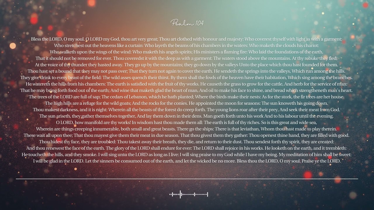 🌿 Psalm 104 | Creator of All | Bible Scripture Song CCM · Shuli Bible