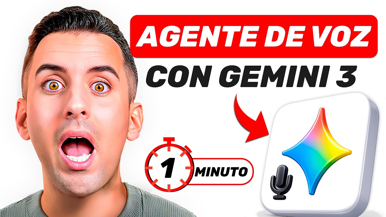 Creo un Agente de Voz con IA utilizando Google Gemini 3