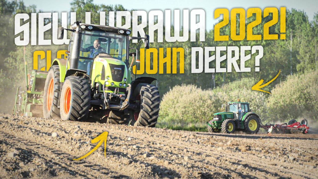 4K Siew Lucerny i wałowanie 2022(👉ﾟヮﾟ)👉 Claas Ares 657atz + Amazone John Deere 6920 + Expom { Sound)