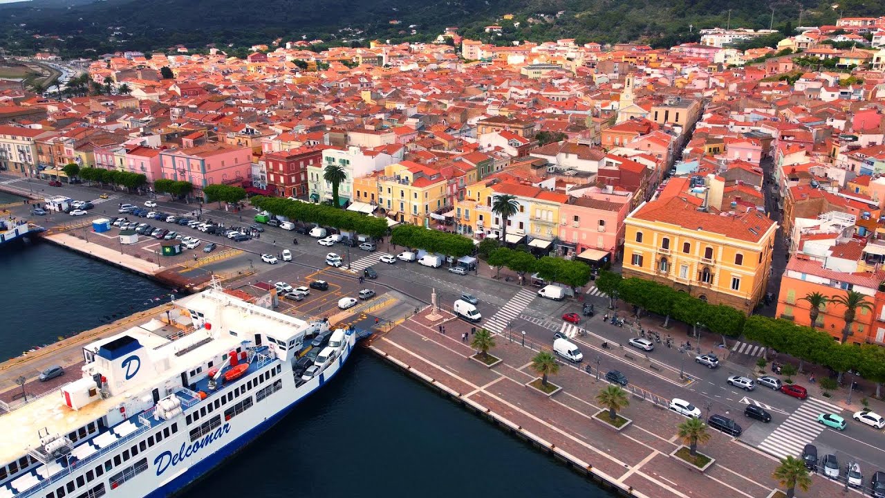 Carloforte, Italy - Drone Footage