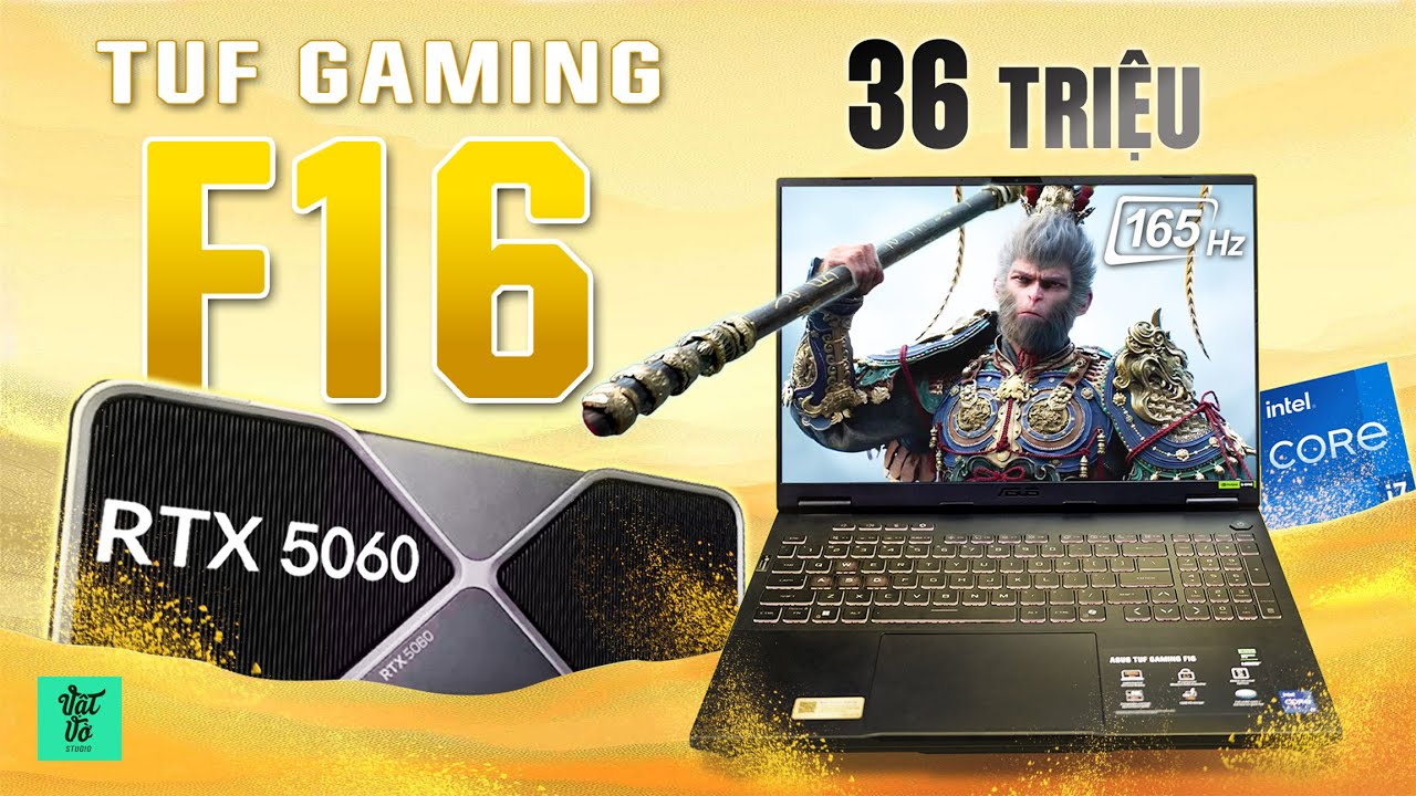 Đánh giá ASUS TUF Gaming F16 (2025): Thiết kế mới, RTX 5060 với 36 triệu, chờ giá giảm sẽ ngon!