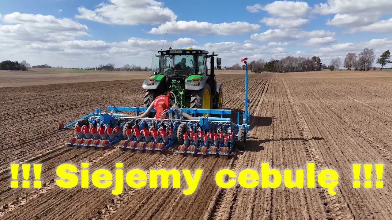 🚜👩‍🌾🚜Gospodarstwo Rolne Szkotowo🚜👩‍🌾🚜!!! Siejemy pierwszy raz cebulę 🧅 siewnikiem Monosem.