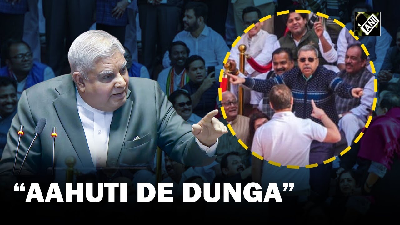 “Main puri aahuti de dunga…” Rajya Sabha Chairman Dhankhar expresses grief over mimicry incident