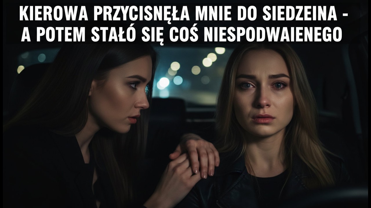 Kierowca Pchnęła Mnie Na Siedzenie — A Potem Odkryłam Jej Tajemnicę