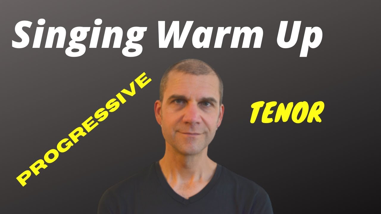 Singing Warm Up - Progressive - Tenor Range