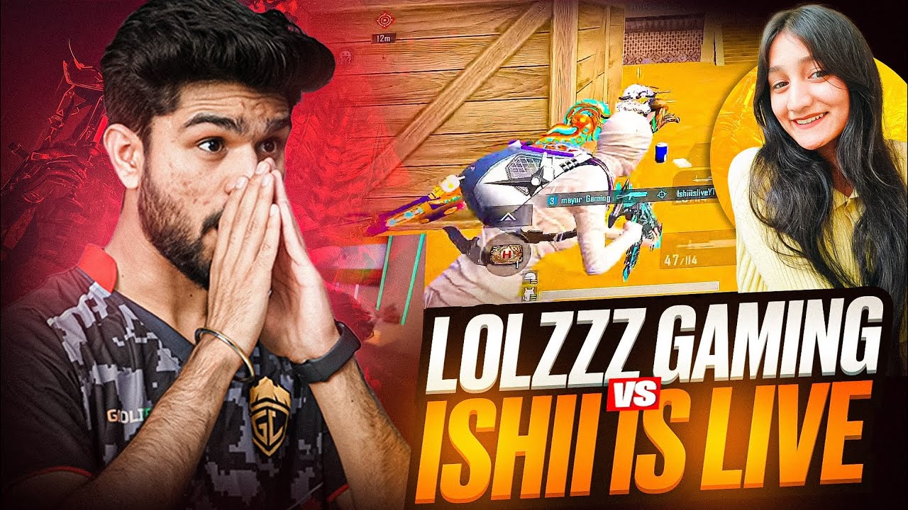 @LoLzZzGaming VS ISHII IS LIVE 🔥 | CLASSIC INTENSE FIGHT | GIRL GAMER VS LoLzZz Gaming