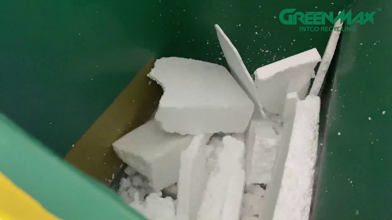 GREENMAX Polystyrene Densifier Machine M-C200 Operated by Recycler in Romania