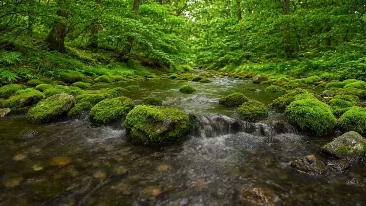 Gentle River Water Flow | Calming Nature ASMR to Ease Your Mind