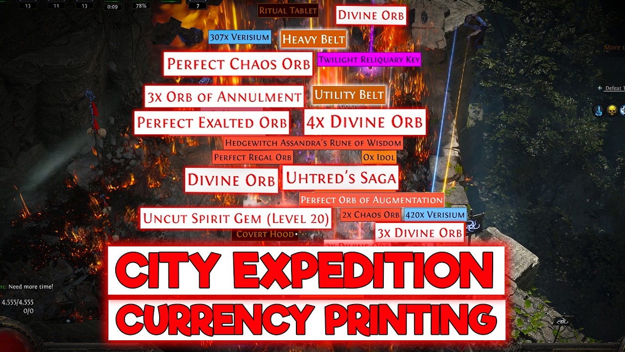 CITY EXPEDITION IS PRINTING SO MUCH CURRENCY - POE2 0.5.5