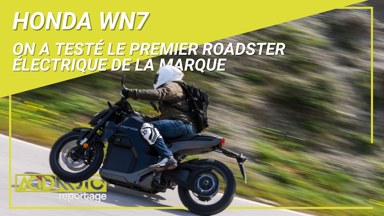 Honda WN7 – On a essayé le premier roadster électrique de la marque ailée
