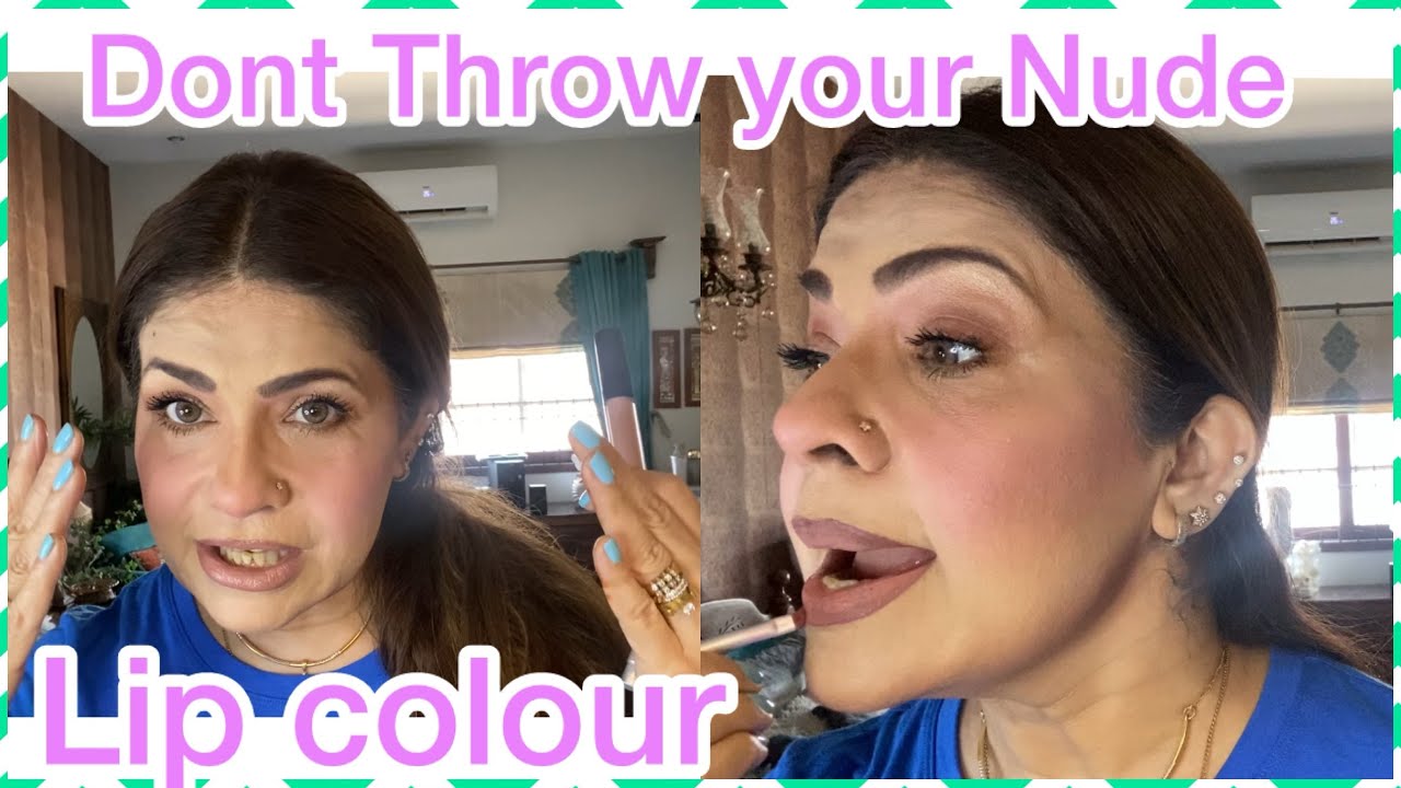 How Nude Color of Lipstick can be used to make your favorite color.