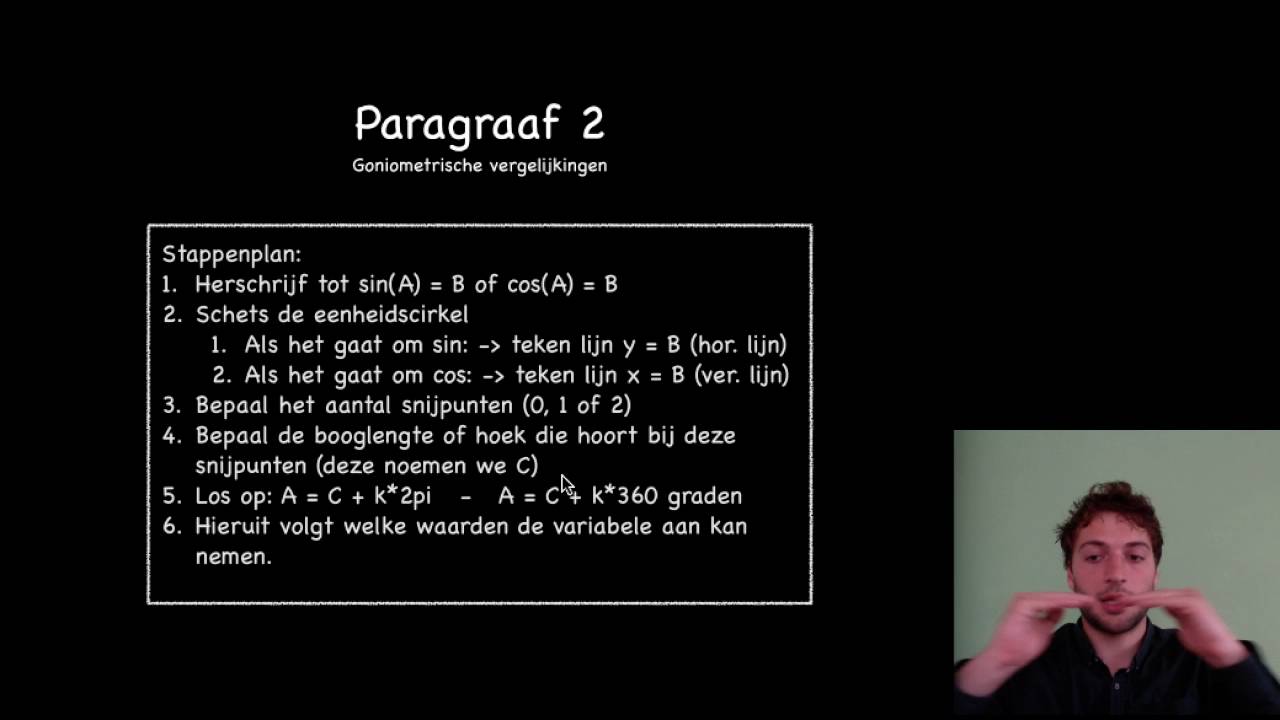 Samenvatting wiskunde B - Hoofdstuk 7: Goniometrische functies (VWO)