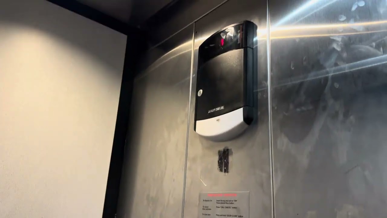 TWO EPIC MOTORS: Schindler 330A Hydraulic Elevator at Dick’s Sporting Goods at Woodbridge Center