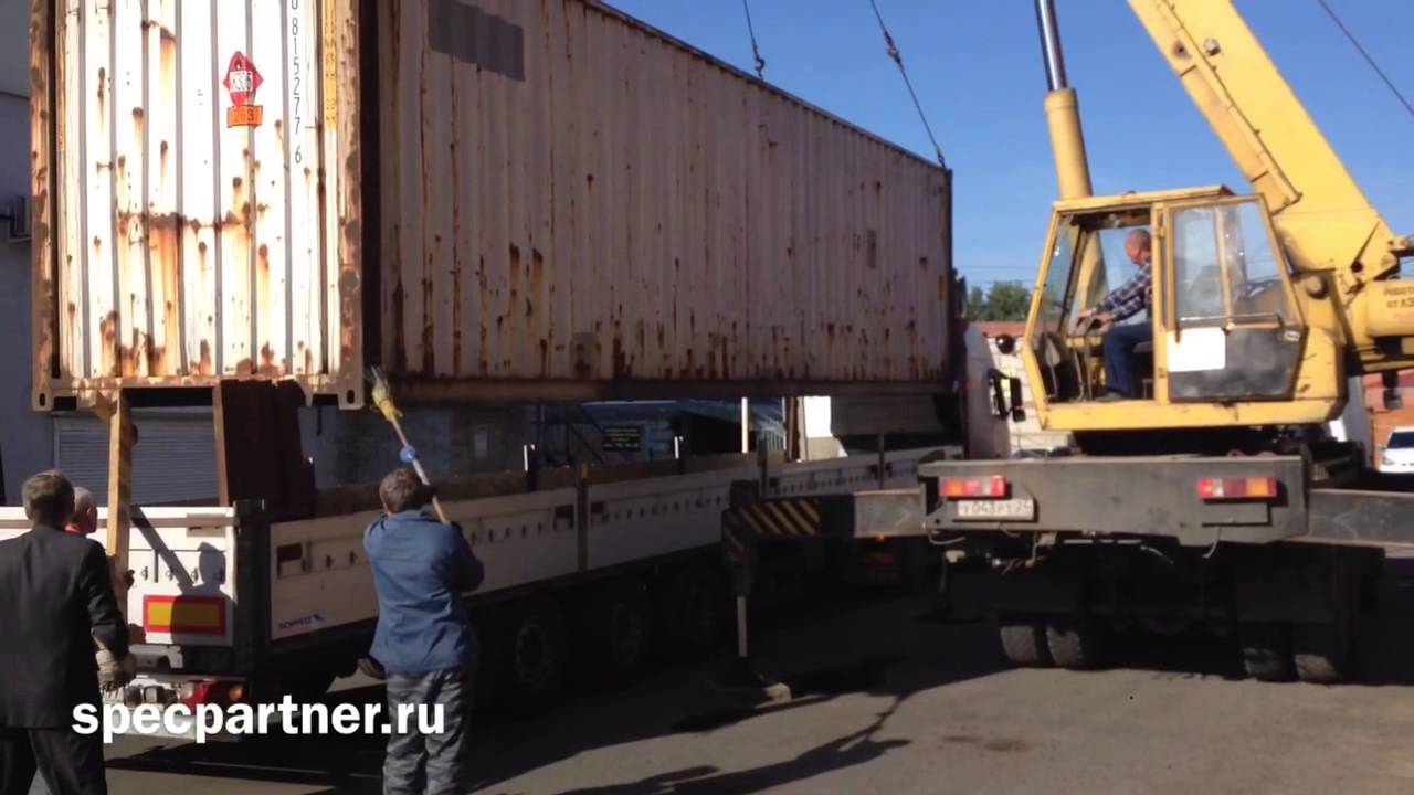 Перевозка контейнера. Ивановец 25 тонн. Спецпартнер.рф