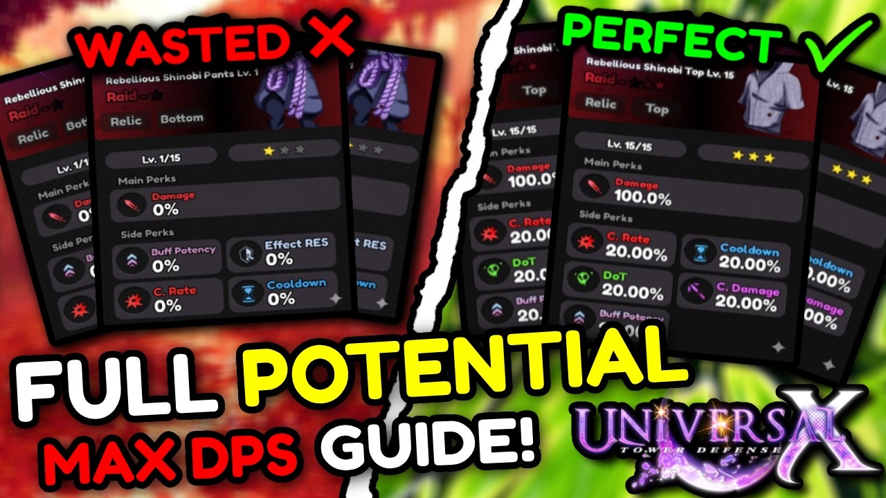 You&rsquo;re NOT Using Relics to Their FULL Potential&hellip; (Max DPS Guide) | UTDX Update 2.75!