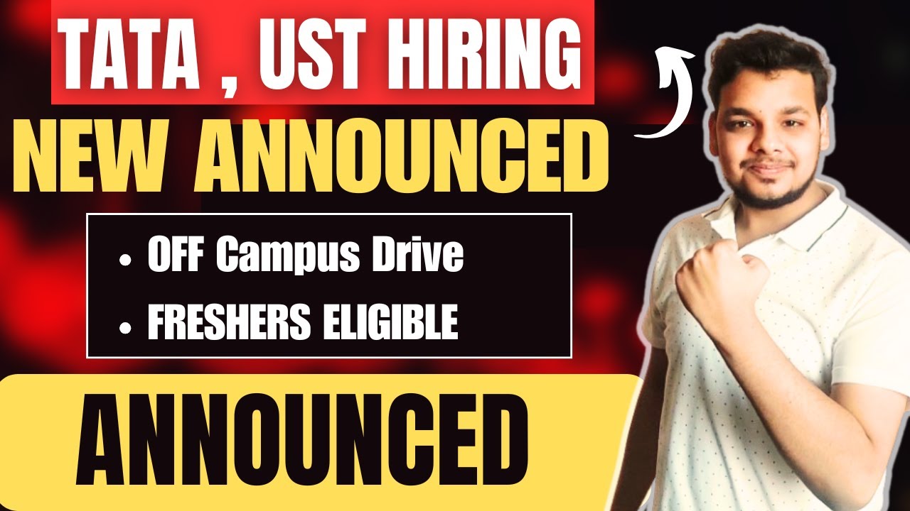 Tata Hiring Announced | Eclerx , UST | Off Campus Job Drive | 2026, 2025 Batch Hiring | Fresher Jobs