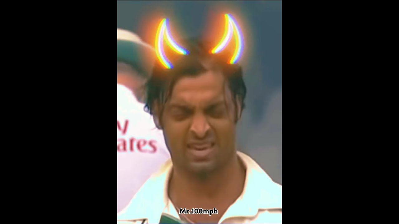 ShoaibAkhtar Ft. Devil 😈
