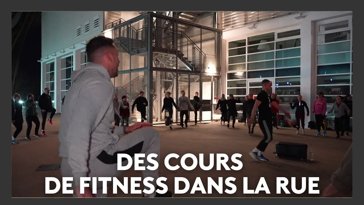 Des cours de fitness en pleine rue
