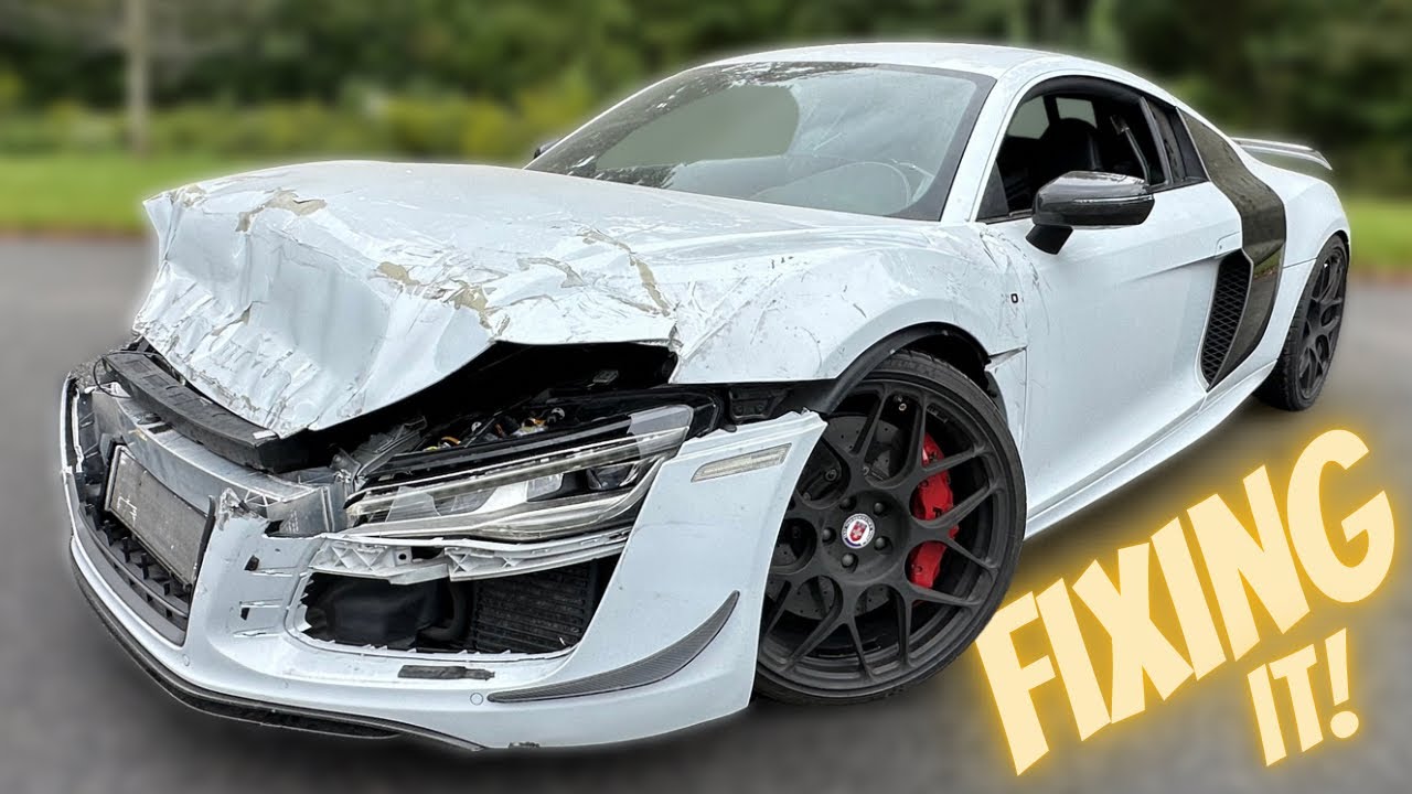 Я ВОССТАНАВЛИВАЮ ЭТУ AUDI R8 С Аукциона Утиля