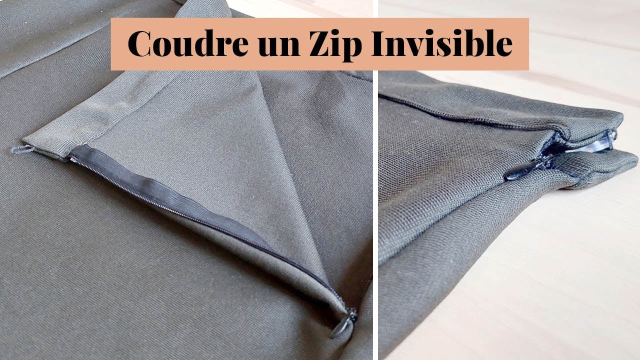 Comment Coudre un Zip Invisible ? // Tuto Couture Fermeture Eclair Invisible