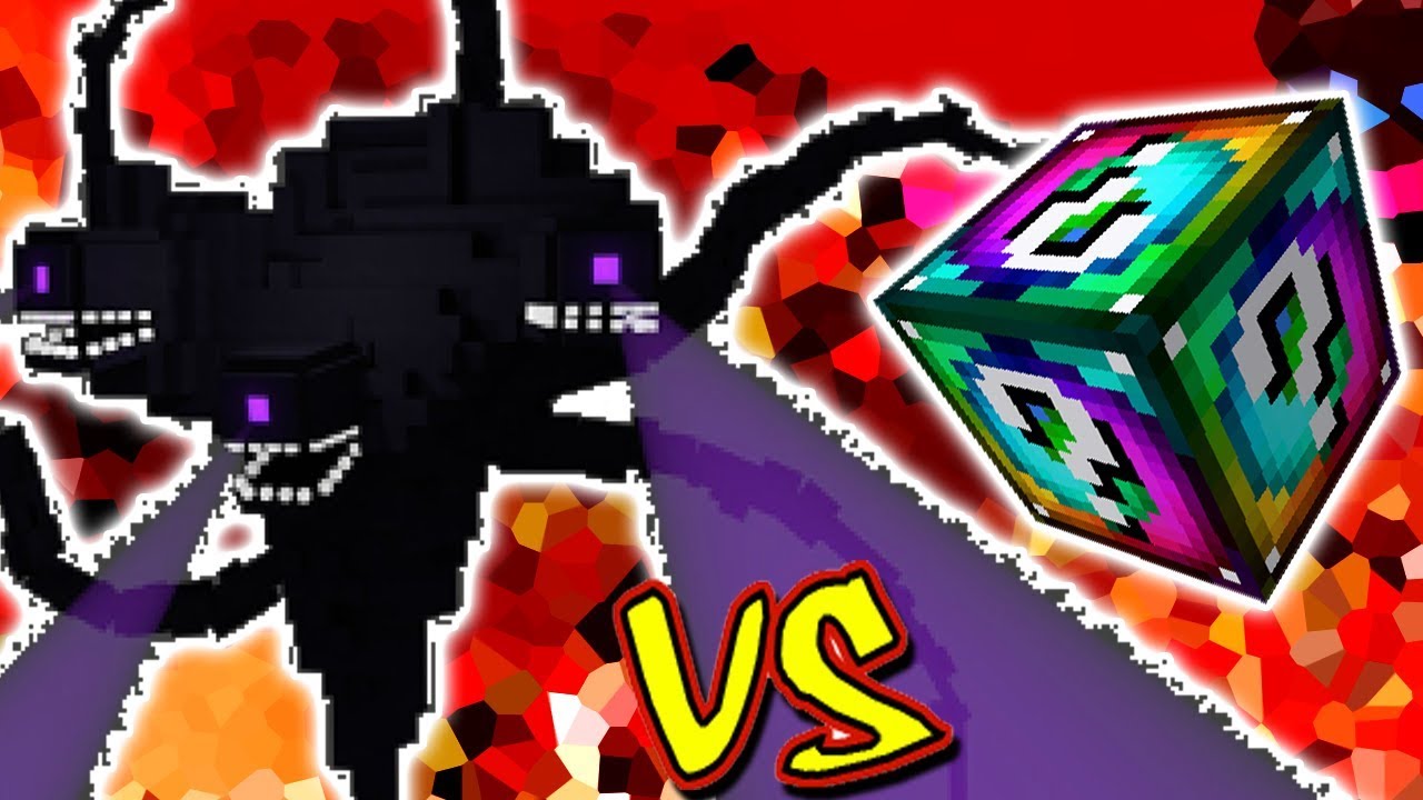 EXTREME WITHER VS. LUCKY BLOCK SPIRAL (MINECRAFT LUCKY BLOCK CHALLENGE)