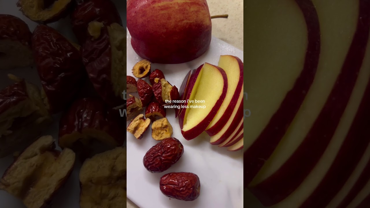 Chinese Herbal Tea Jujube Red Date Youth Glow recipe Apple Gojiberries dates Ginger Tea