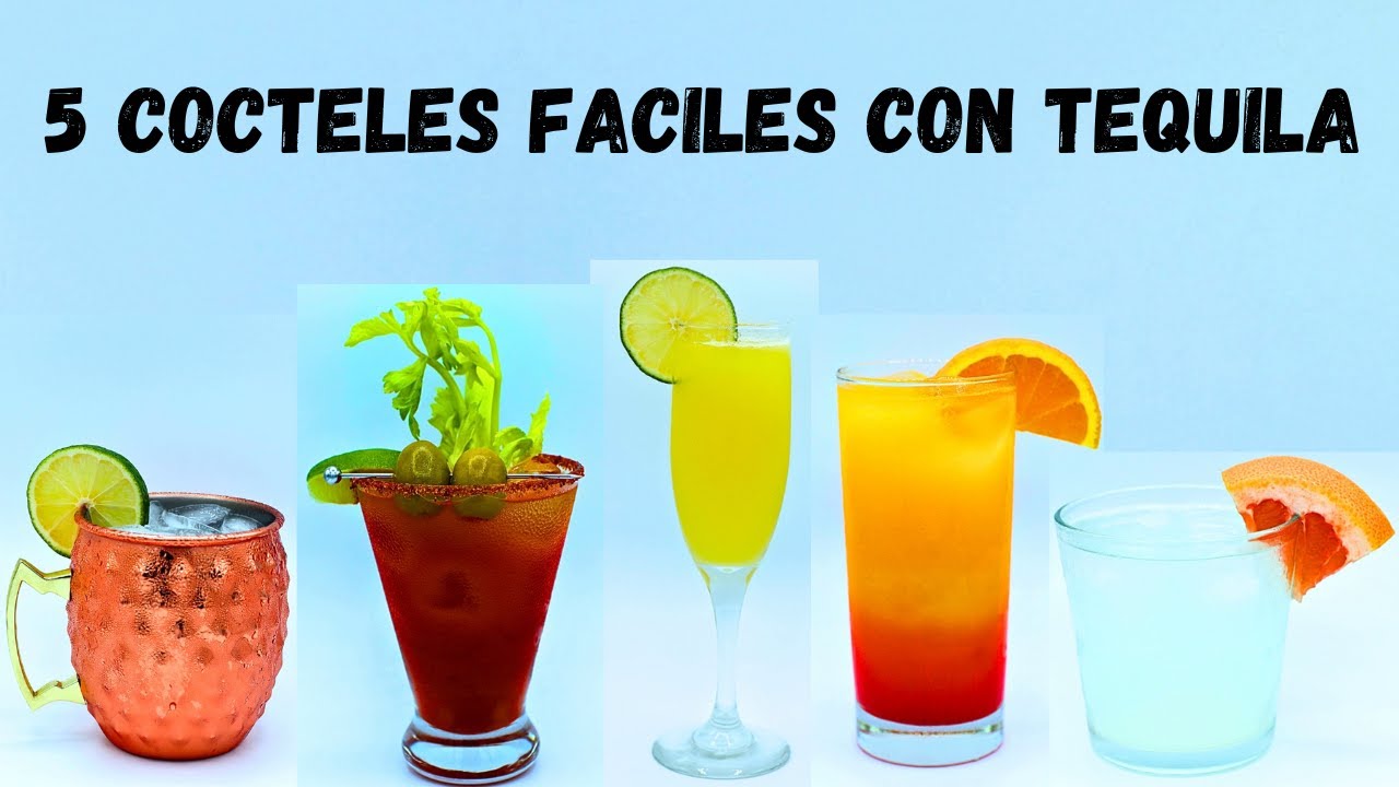 5 Cocteles Faciles Con Tequila
