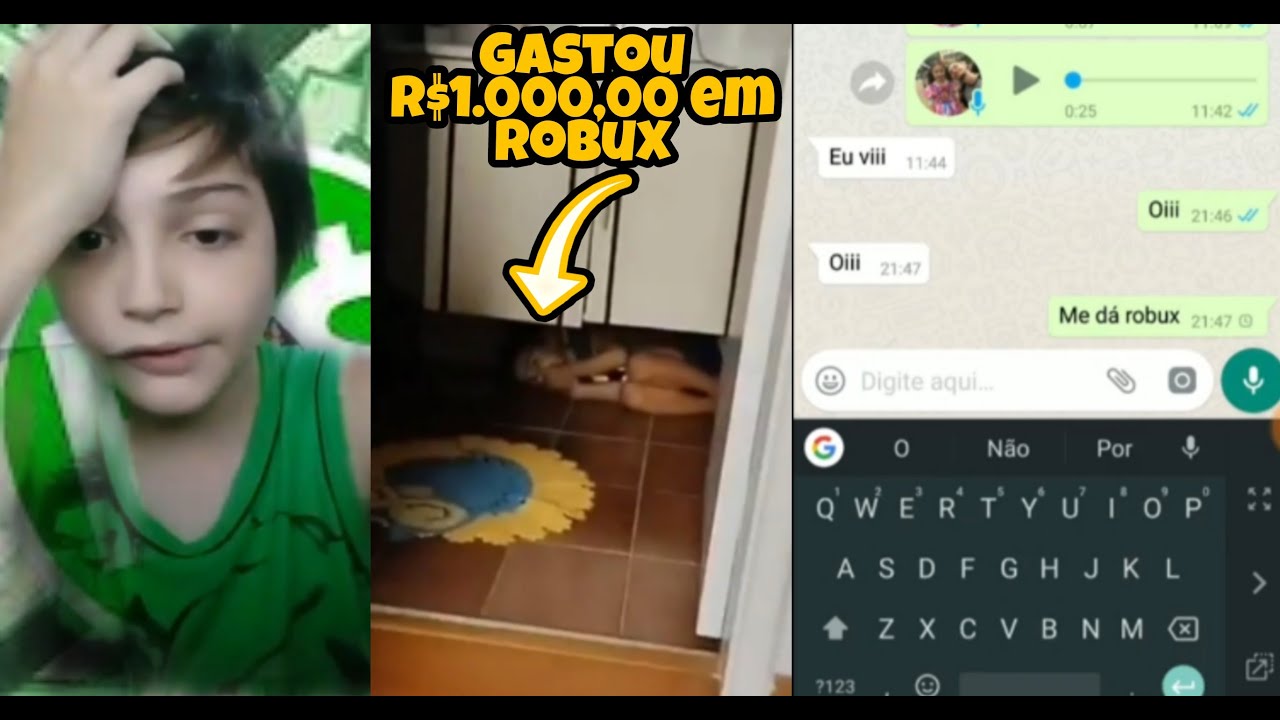 3 Crian&ccedil;as que compraram ou pediram ROBUX e se deram mal