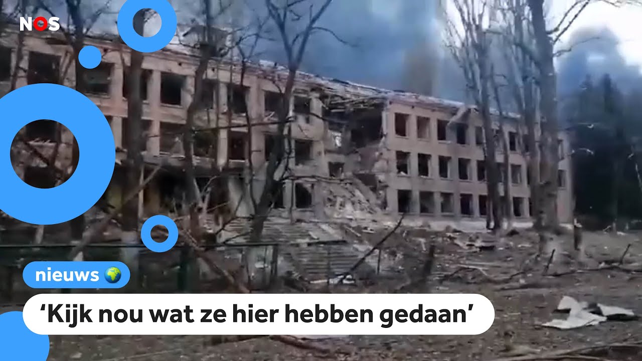 'School in Oekraïne gebombardeerd'