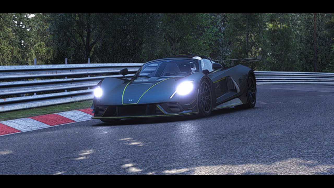 Hennessey Venom F5 Revolution Roadster 2024 on Nürburgring Nordschleife | Assetto Corsa