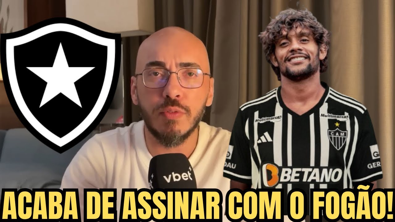 🚨REFORÇO DE PESO CHEGANDO NO GLORIOSO!GUSTAVO SCARPA CHEGA PRA VESTIR O MANTO DO ALVINEGRO CARIOCA!