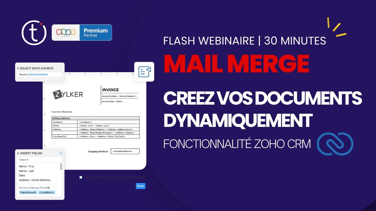 📄 Créez des documents prêts à l’envoi avec Zoho CRM & Writer !