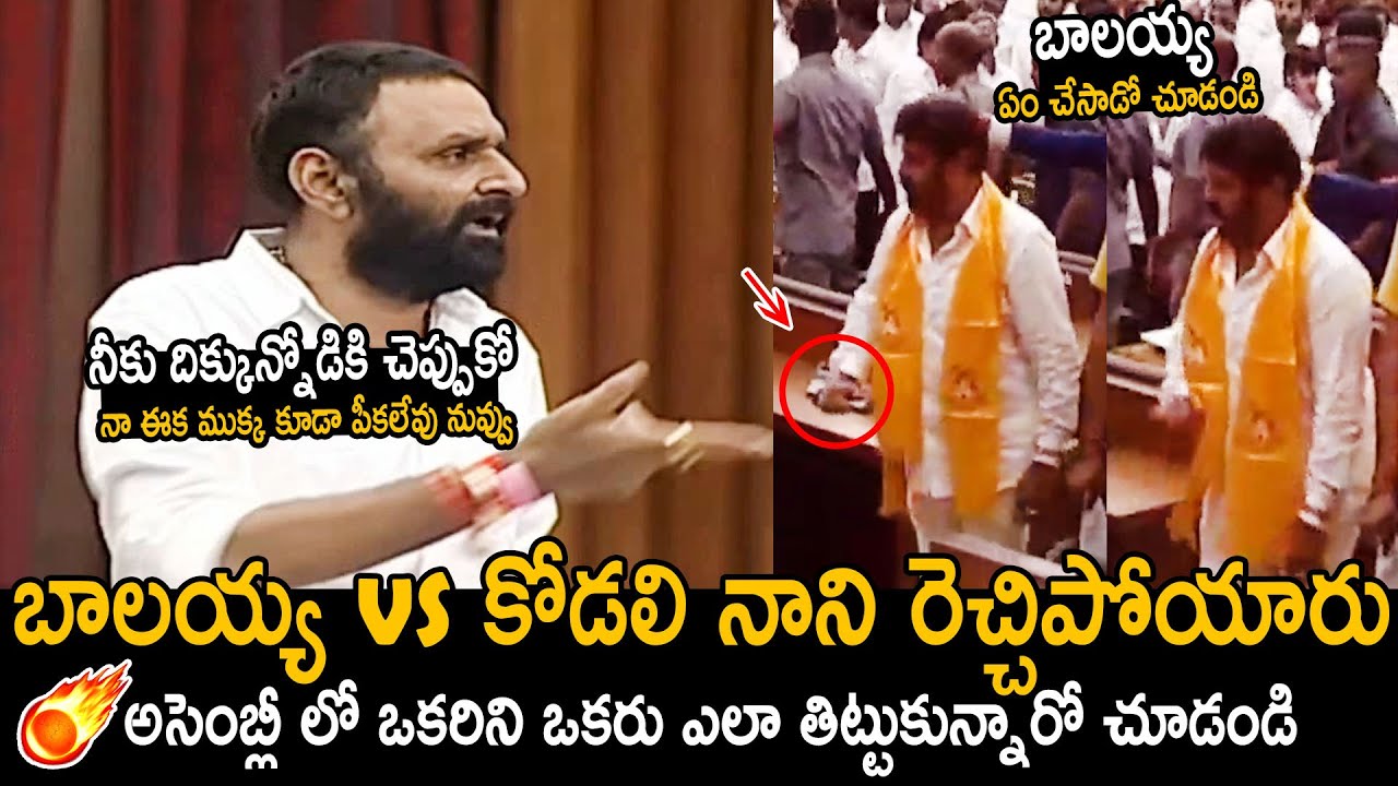 MLA Kodali Nani Strong Counters To Nandamuri Balakrishna In Assembly | Ambati Rambabu | FC