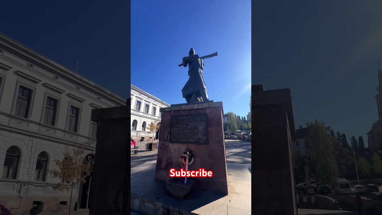 Soldier statue #travel #europeantravel #romania #history #alone #nature #city #shorts