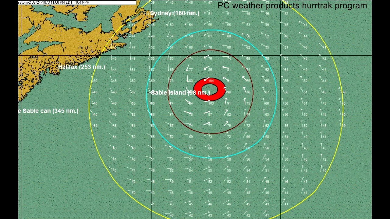 Sable island Nova Scotia hurricanes