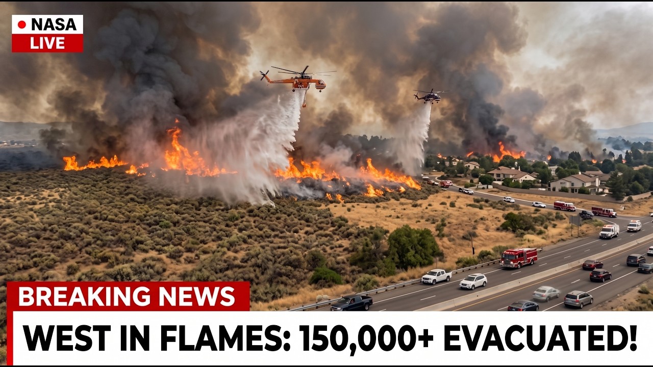 150,000 Evacuated in 30 Days: The Wildfire Crisis Consuming Nevada, Washington & California