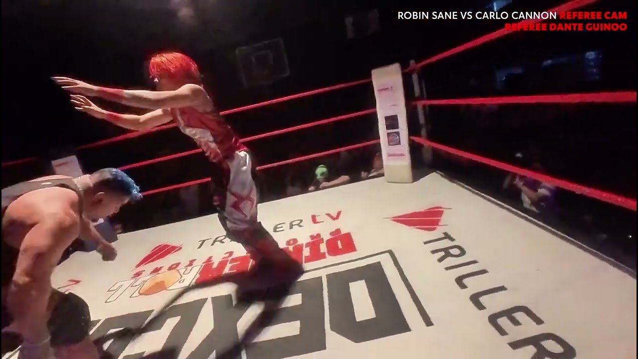 Carlo Cannon vs. Robin Sane (Ref Cam) Sari Sari Slam 10-19-25