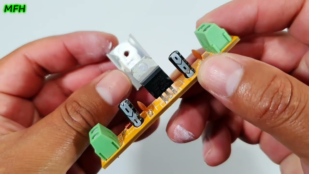 Convertidor de 12V a 5V con Regulador 7805