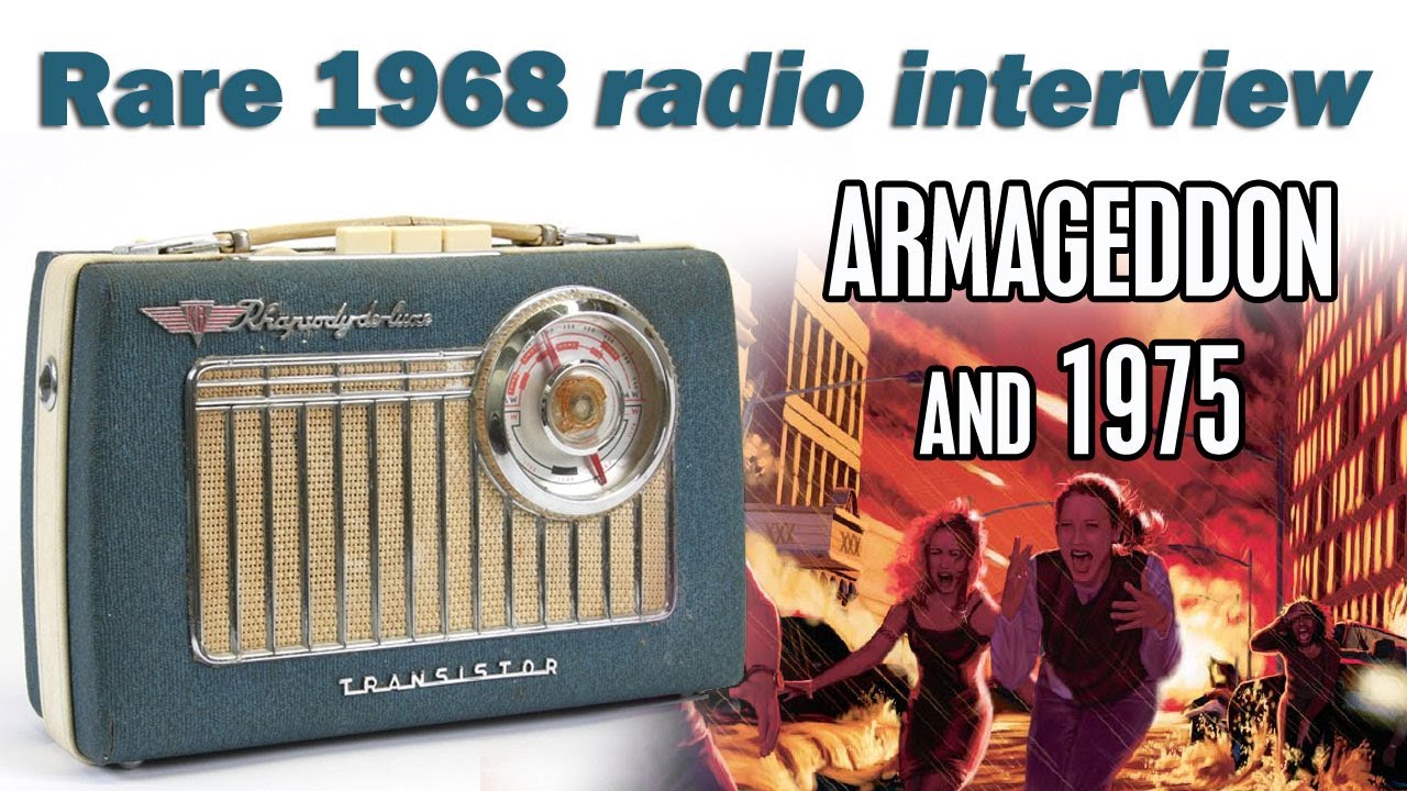 Rare 1968 radio interview - Armageddon and 1975 - London Watchtower spokesperson speaks to BBC