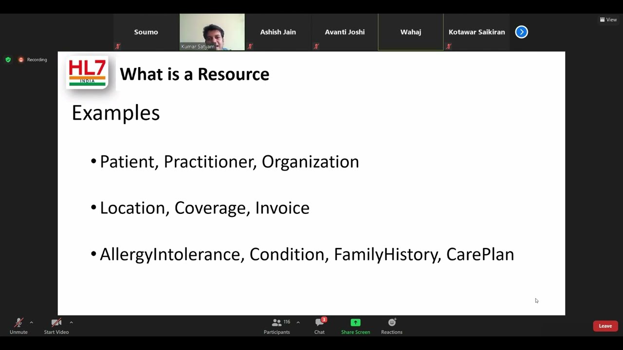 Understanding FHIR Resources - FHIR Basics Session 3 (2021)