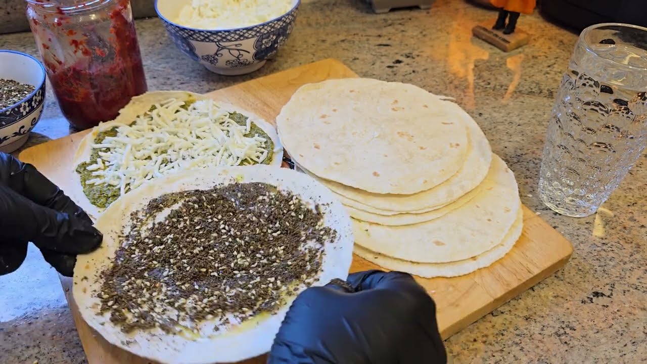 تنفع سحور رمضان 2026🌛مناقيش بلا عجين و بلا فرن 👌 جينجر شوت و معكرونة الأمهات🍝