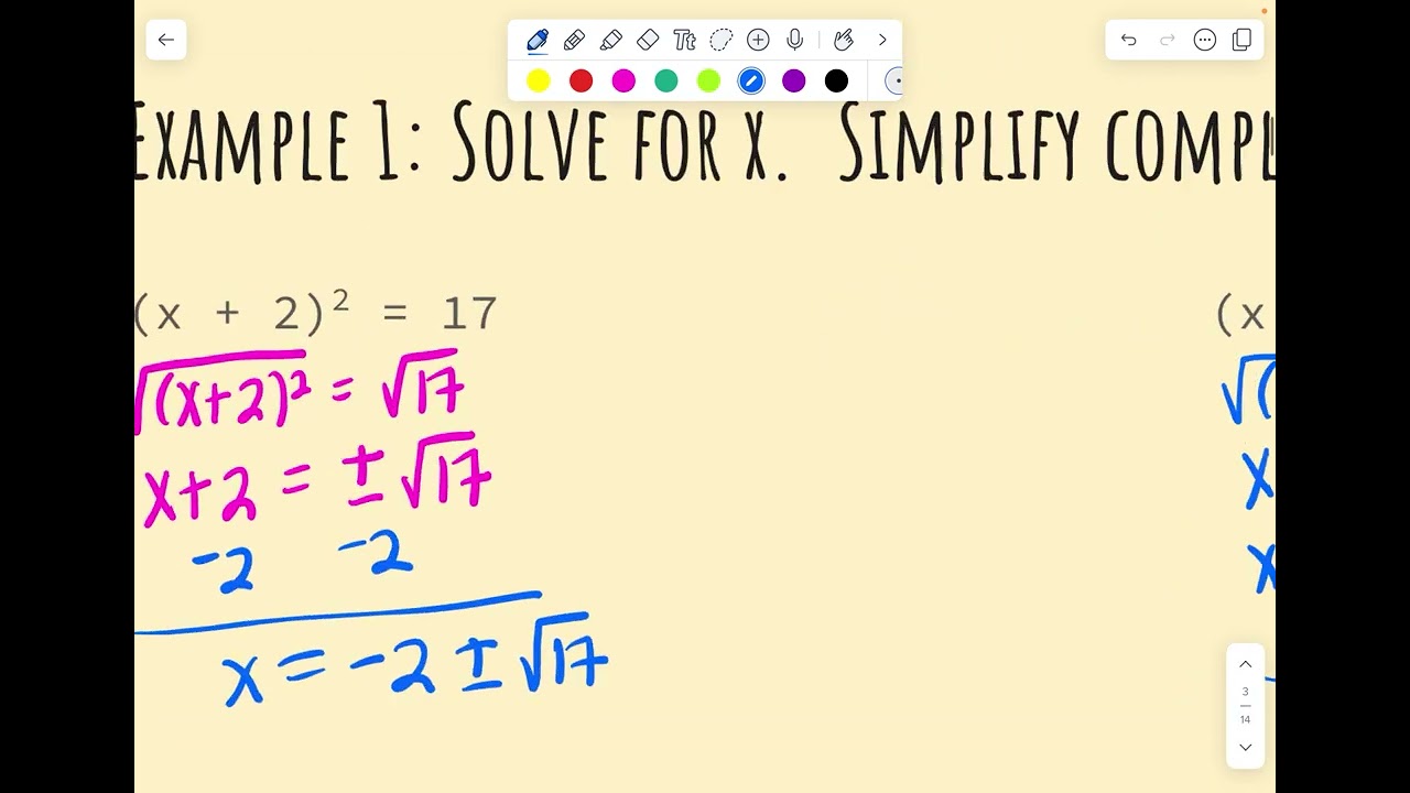 Complete the Square-Part 1