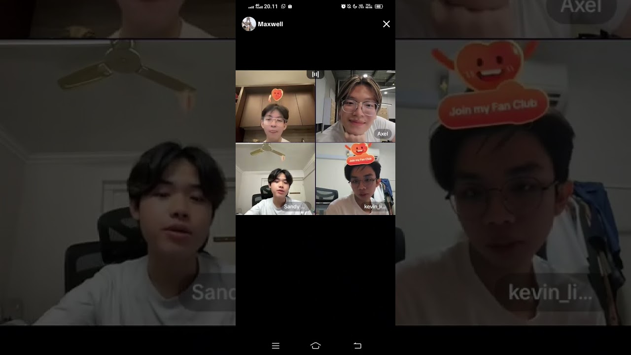 LIVE Maxwell, Sandy, Axel, Kevin, (Trio NUS + Yunus) full 8 Agustus 2025 ⚡🌞 #sandy #kevin #axel 