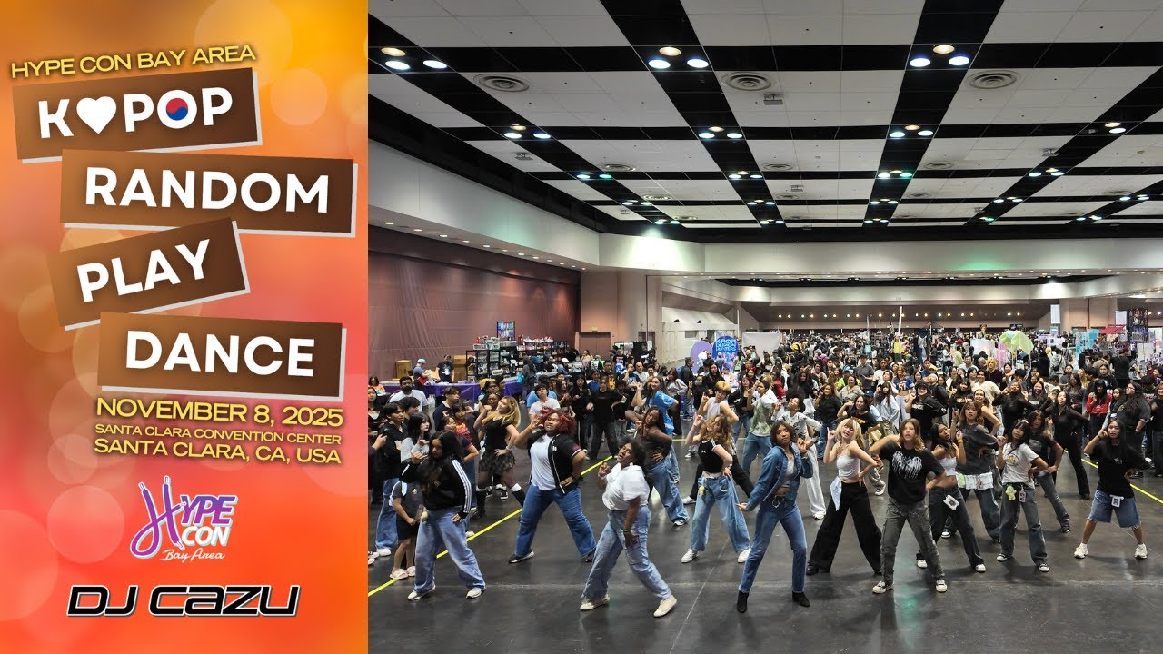 [HYPE CON BAY AREA] K-Pop Random Play DanceㅣNovember 2025ㅣSanta Clara, CA, USAㅣDJ CAZU