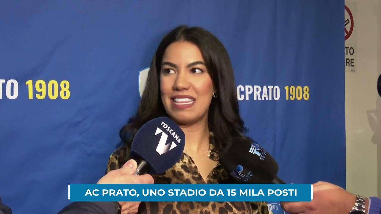 AC Prato, la presidente Asmaa Gacem presenta il progetto del nuovo stadio: impianto da 15.000 posti