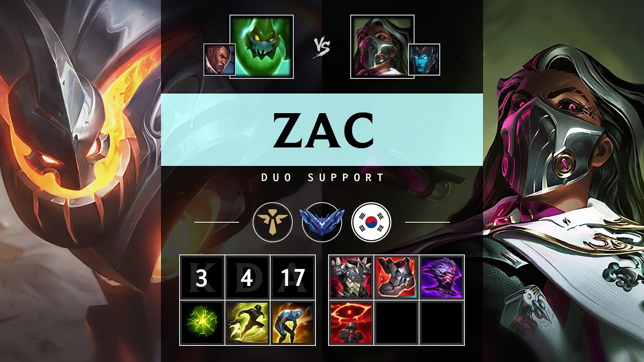 Zac Support vs Renata Glasc - KR Diamond Patch 25.16