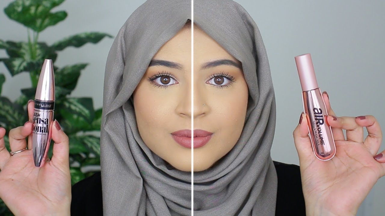 *NEW* L'OREAL AIR VOLUME MEGA MASCARA VS. MAYBELLINE LASH SENSATIONAL | REVIEW AND DEMO